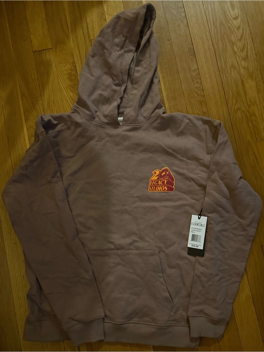 Essentials Taupe Pullover with Branded Hang Tag